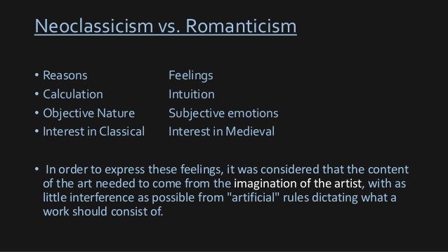 Romanticism essay